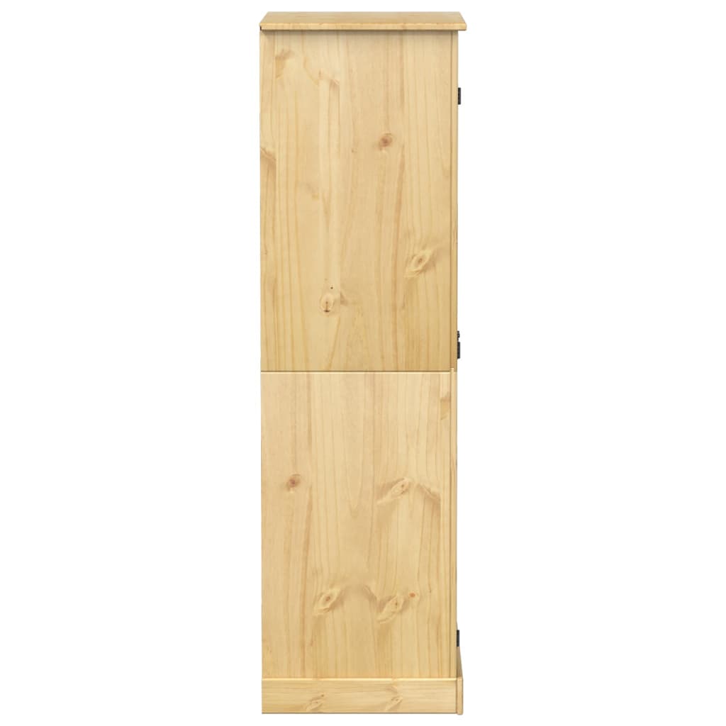 vidaXL Șifonier Corona, 76x50x170 cm, lemn masiv de pin vidaXL Șifonier Corona, 76x50x170 cm, lemn masiv de pin