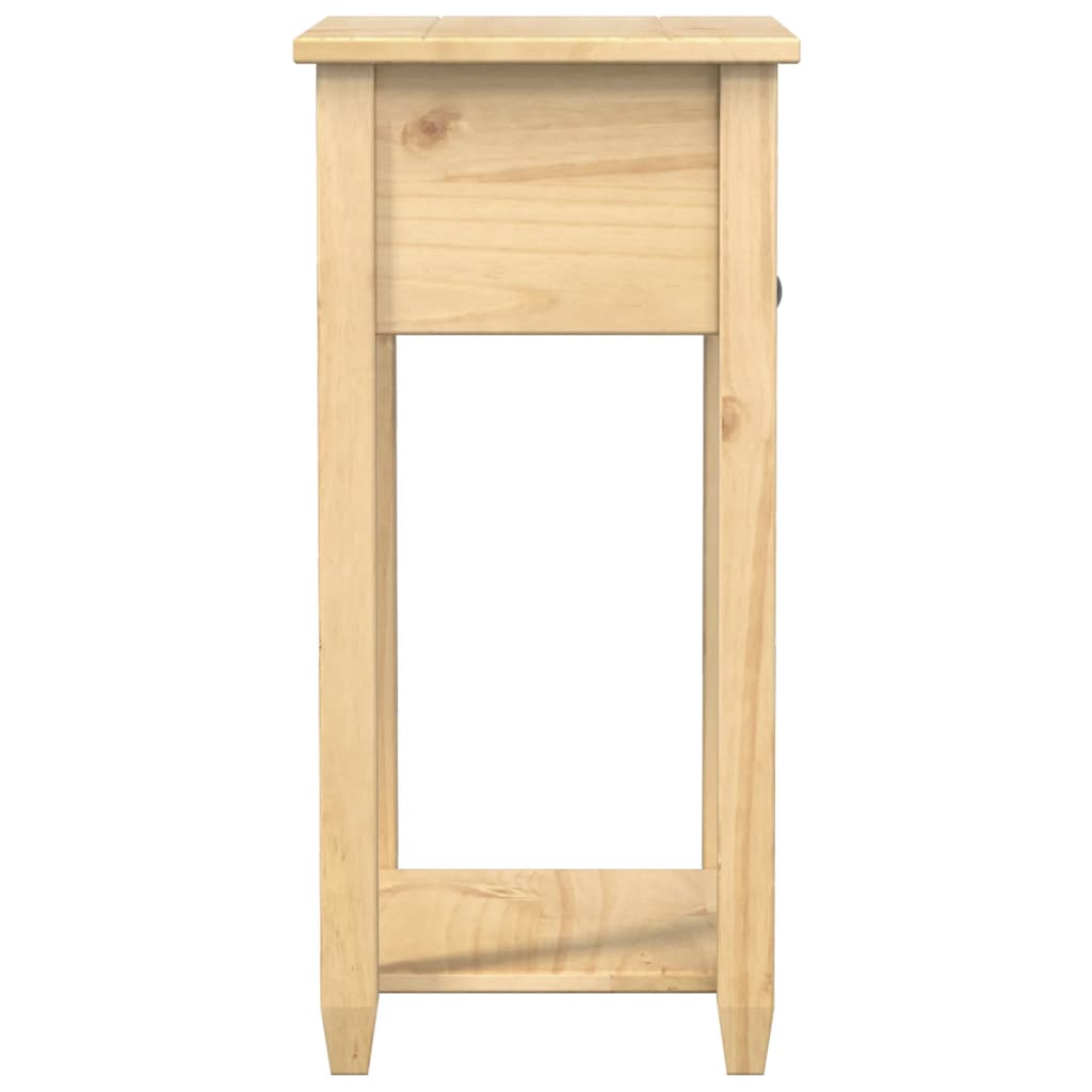 vidaXL Măsuță consolă Corona, 55x35x73 cm, lemn masiv de pin vidaXL Măsuță consolă Corona, 55x35x73 cm, lemn masiv de pin