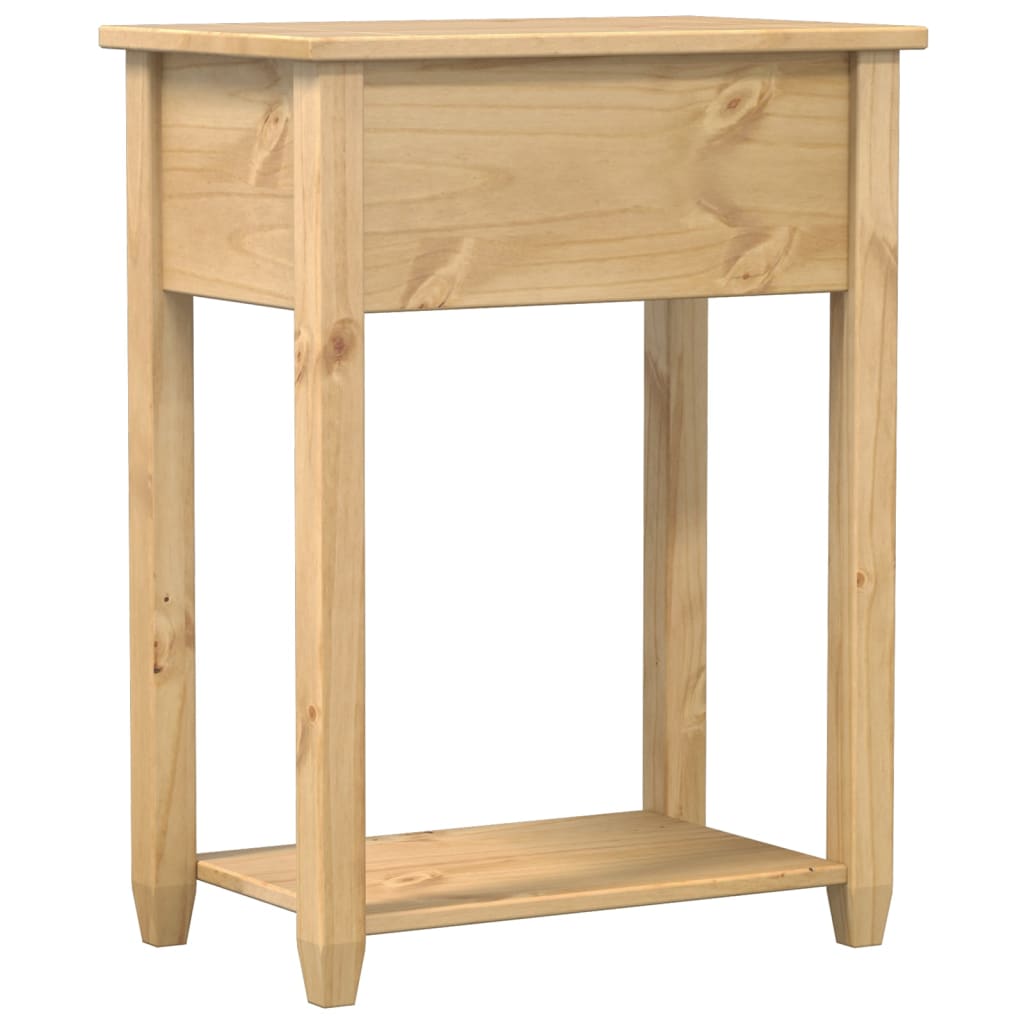 vidaXL Măsuță consolă Corona, 55x35x73 cm, lemn masiv de pin vidaXL Măsuță consolă Corona, 55x35x73 cm, lemn masiv de pin