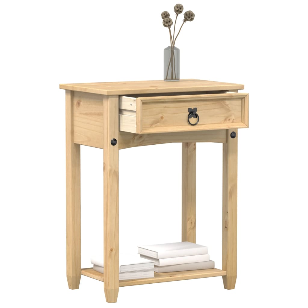 vidaXL Măsuță consolă Corona, 55x35x73 cm, lemn masiv de pin vidaXL Măsuță consolă Corona, 55x35x73 cm, lemn masiv de pin
