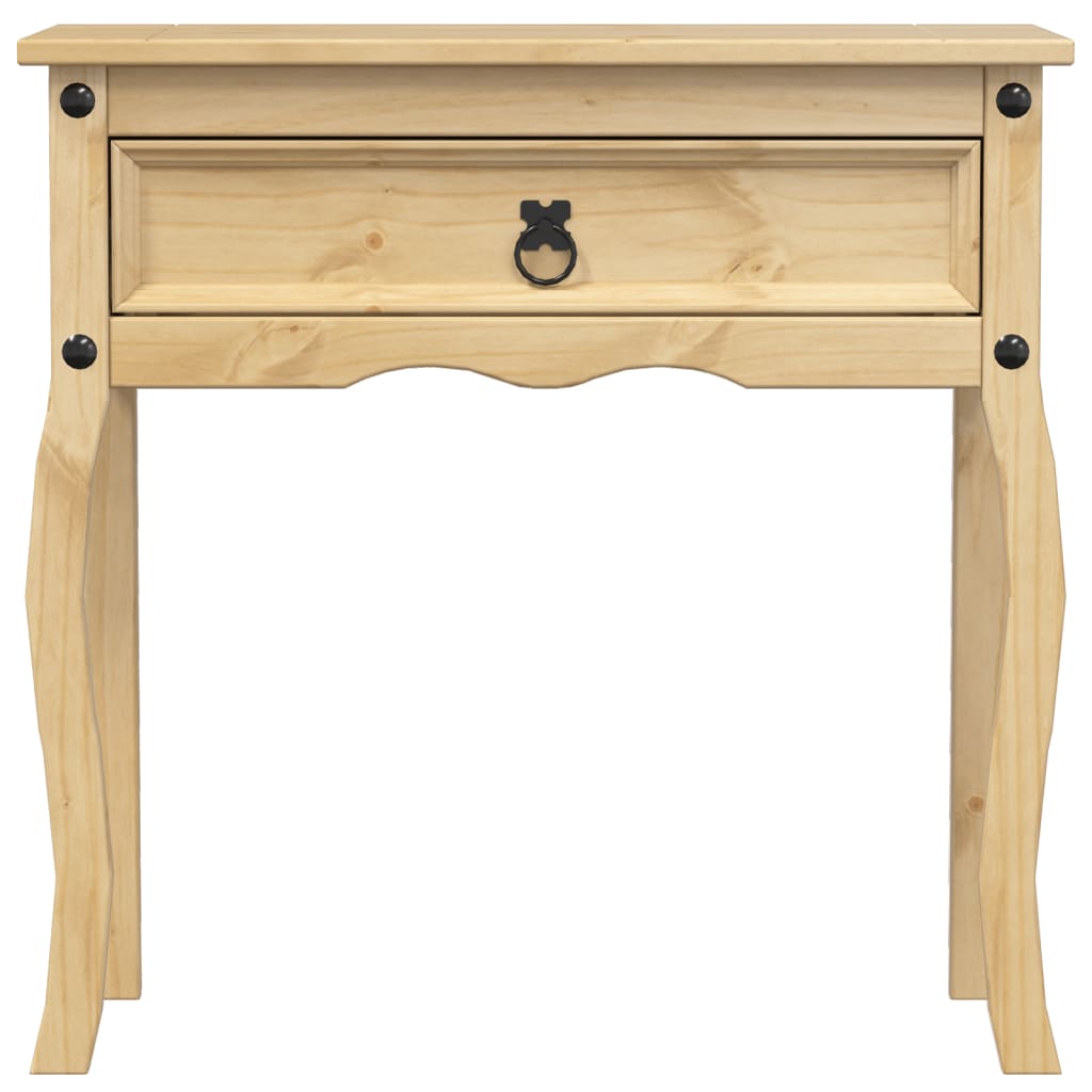 vidaXL Măsuță consolă Corona, 73x35x73 cm, lemn masiv de pin vidaXL Măsuță consolă Corona, 73x35x73 cm, lemn masiv de pin