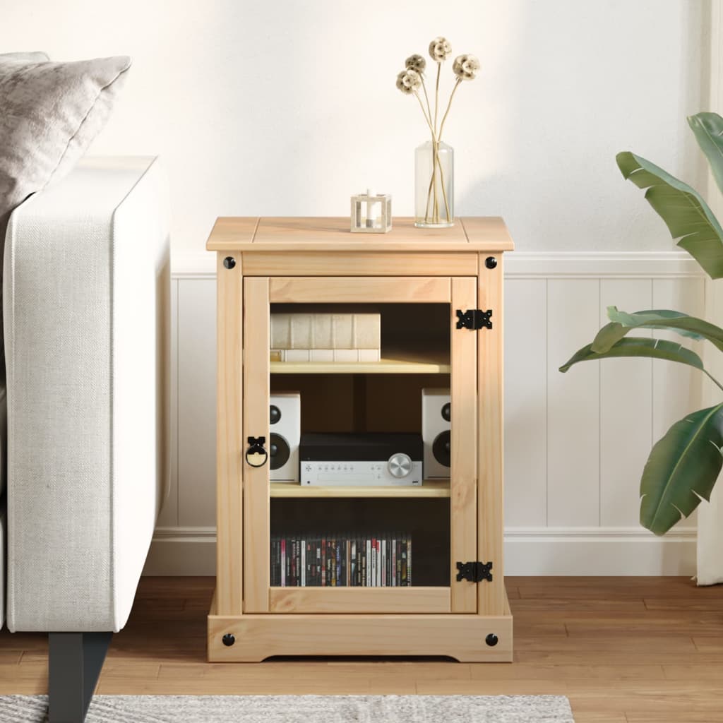 vidaXL Dulap Hifi „Corona”, 60x50x82 cm, lemn masiv de pin