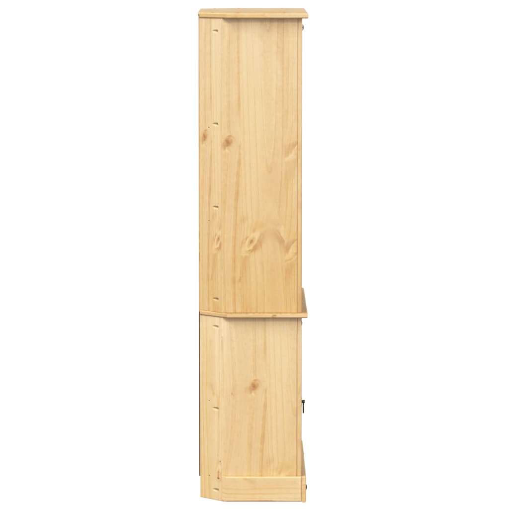 vidaXL Dulap înalt „Corona”, 74x38x170 cm, lemn masiv de pin vidaXL Dulap înalt „Corona”, 74x38x170 cm, lemn masiv de pin