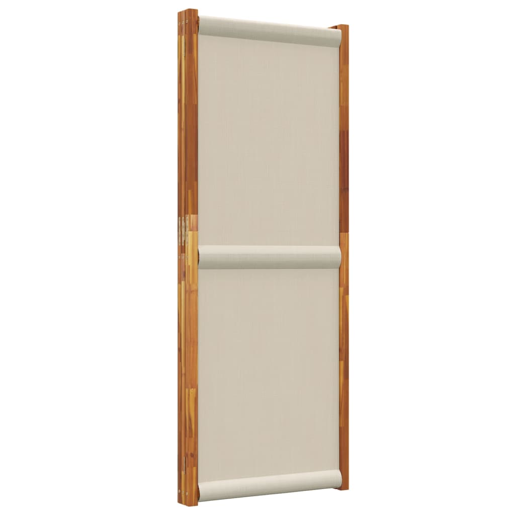 vidaXL Paravan de cameră cu 3 panouri, gri deschis, 210x180 cm