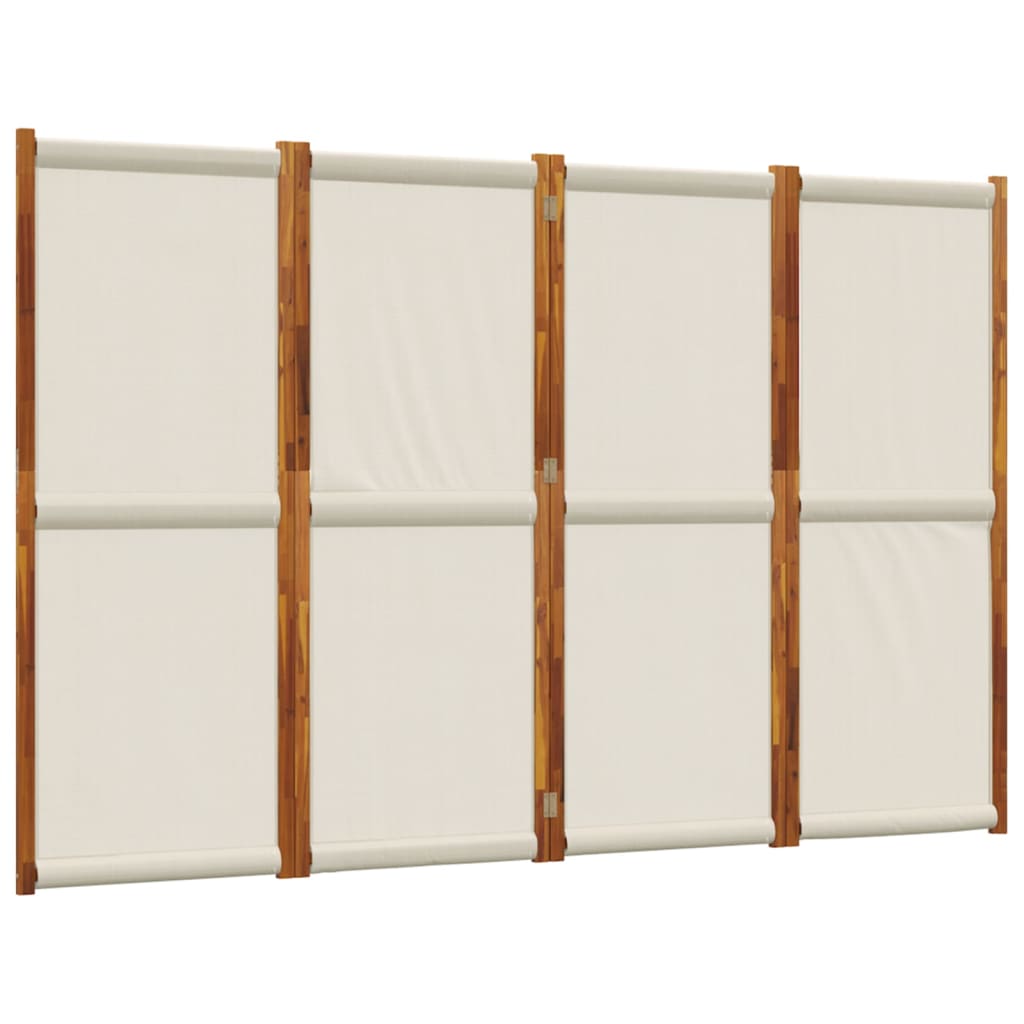vidaXL Paravan de cameră cu 4 panouri, gri deschis, 280x180 cm vidaXL Paravan de cameră cu 4 panouri, gri deschis, 280x180 cm