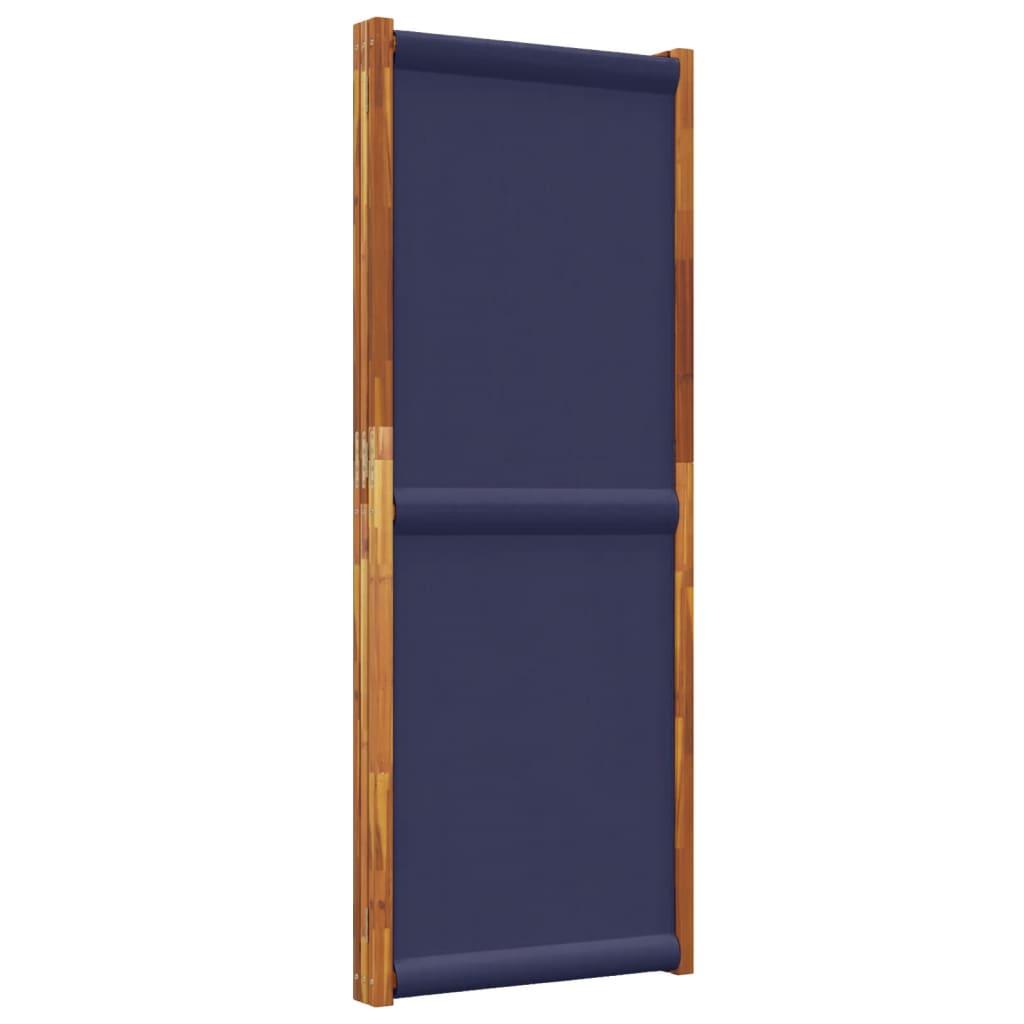 vidaXL Paravan de cameră cu 3 panouri, albastru închis, 210x180 cm vidaXL Paravan de cameră cu 3 panouri, albastru închis, 210x180 cm