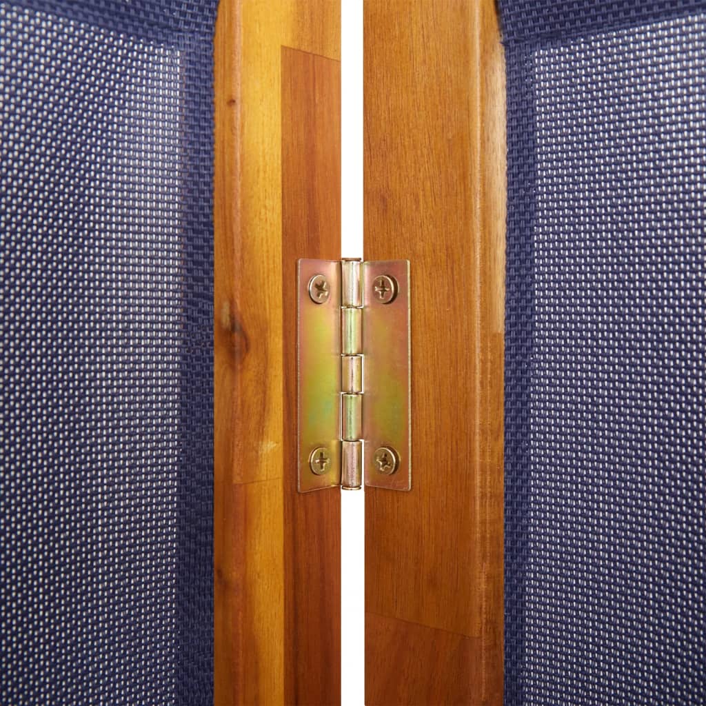 vidaXL Paravan de cameră cu 3 panouri, albastru închis, 210x180 cm vidaXL Paravan de cameră cu 3 panouri, albastru închis, 210x180 cm