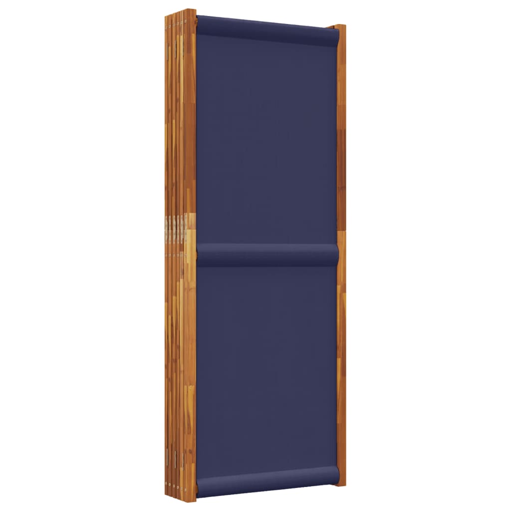 vidaXL Paravan de cameră cu 6 panouri, albastru închis, 420x180 cm vidaXL Paravan de cameră cu 6 panouri, albastru închis, 420x180 cm
