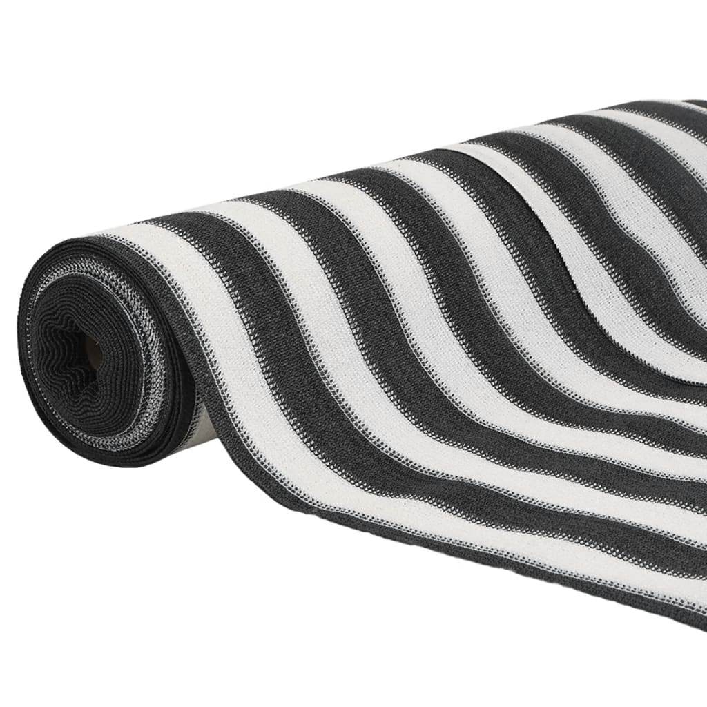 vidaXL Plasă protecție intimitate antracit/alb 1,5x50 m HDPE 75 g/m² vidaXL Plasă protecție intimitate antracit/alb 1,5x50 m HDPE 75 g/m²
