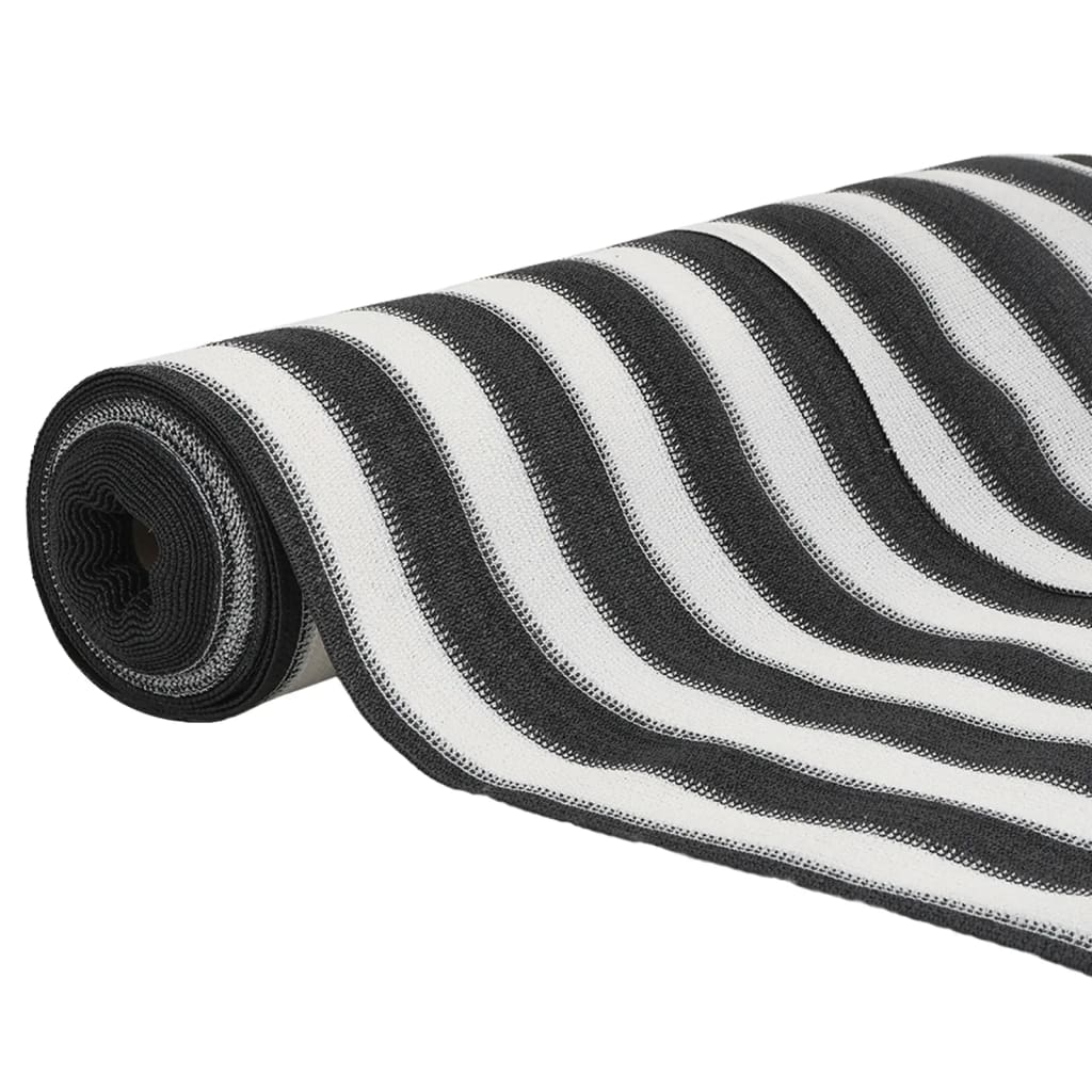 vidaXL Plasă protecție intimitate antracit/alb 1,8x50 m HDPE 75 g/m²