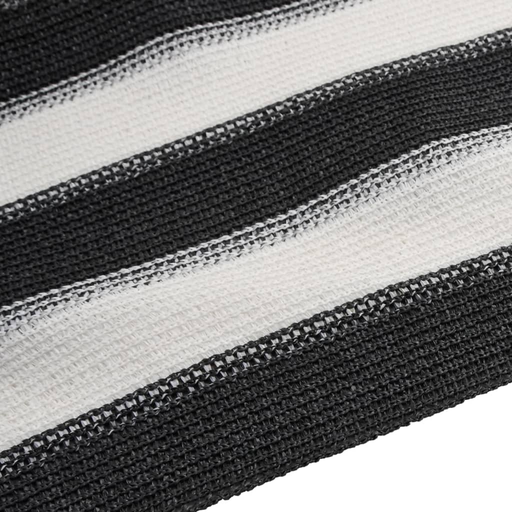 vidaXL Plasă protecție intimitate antracit/alb 1,8x50 m HDPE 75 g/m²