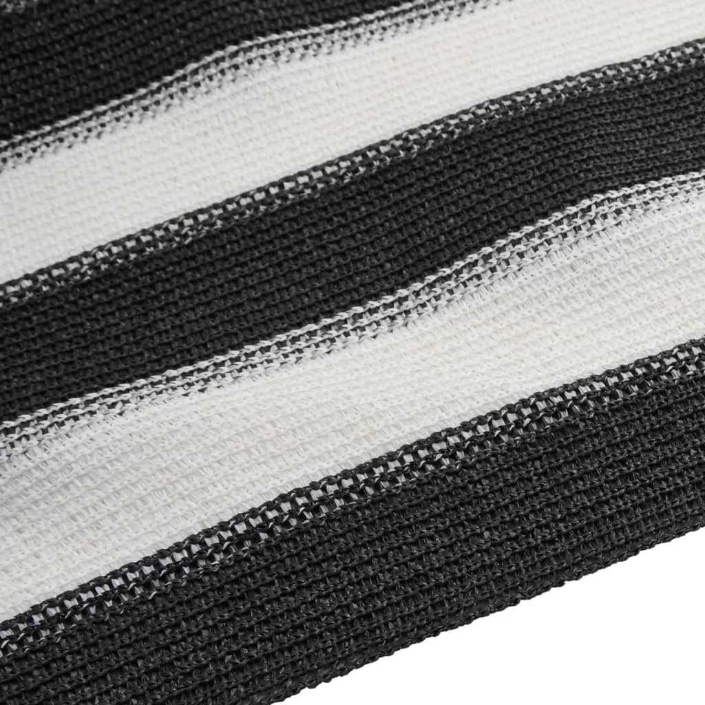vidaXL Plasă protecție intimitate antracit/alb 1,8x50 m HDPE 195 g/m² vidaXL Plasă protecție intimitate antracit/alb 1,8x50 m HDPE 195 g/m²