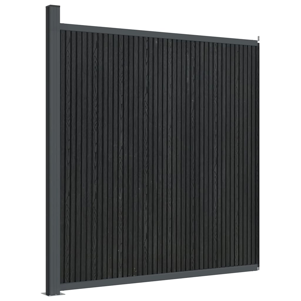 vidaXL Panouri de gard, gri, 173x186 cm, WPC vidaXL Panouri de gard, gri, 173x186 cm, WPC