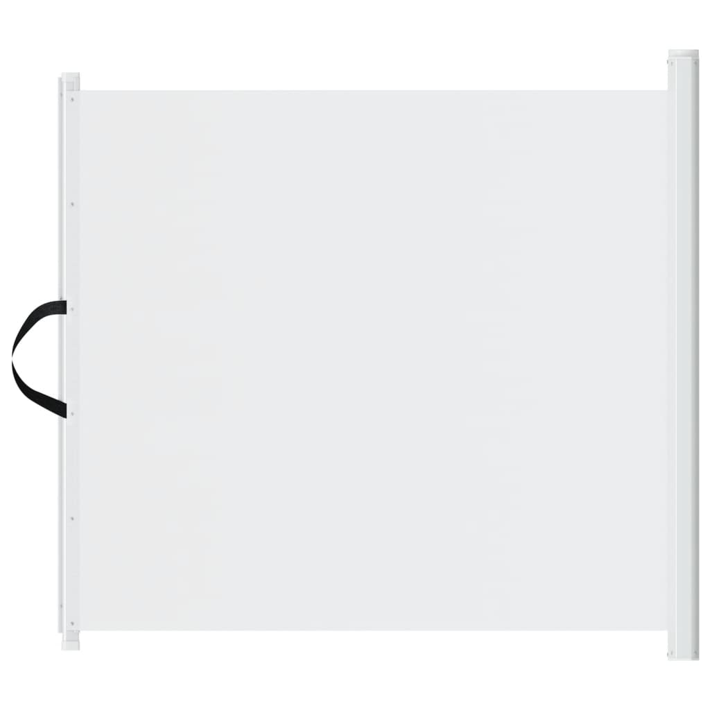vidaXL Poartă retractabilă animale de companie, alb, 117,5x125 cm vidaXL Poartă retractabilă animale de companie, alb, 117,5x125 cm