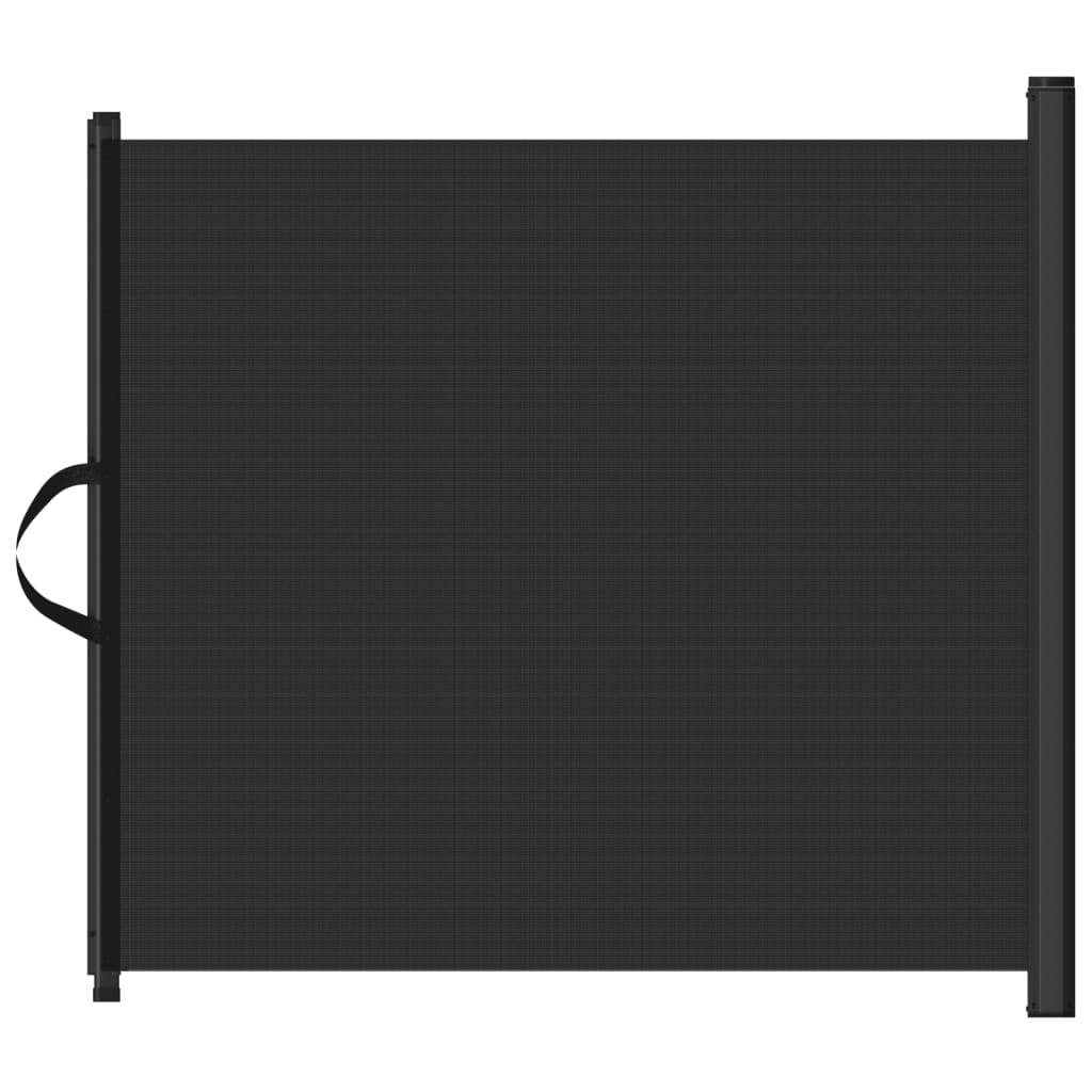 vidaXL Poartă retractabilă animale de companie, negru, 117,5x125 cm vidaXL Poartă retractabilă animale de companie, negru, 117,5x125 cm
