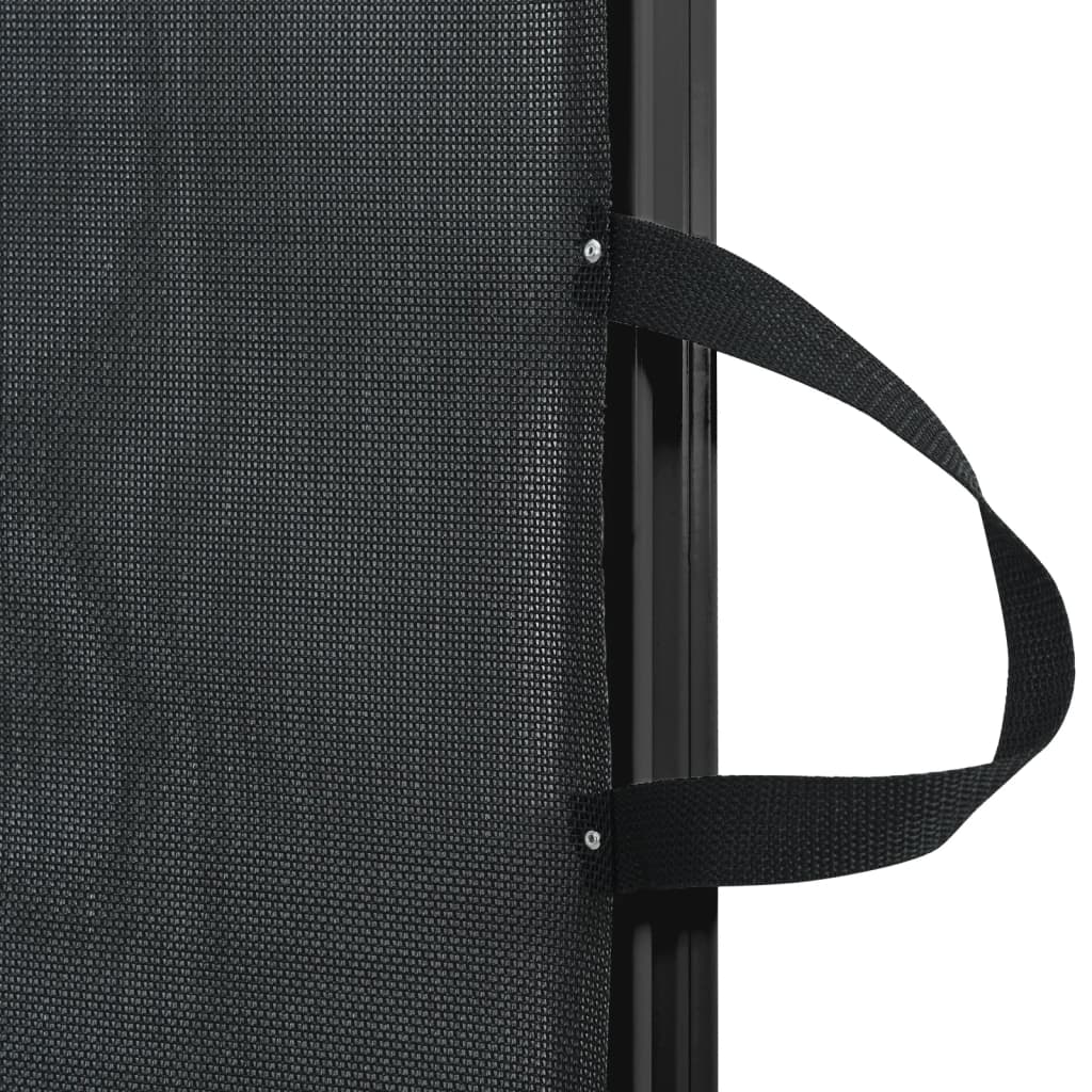 vidaXL Poartă retractabilă animale de companie, negru, 117,5x125 cm vidaXL Poartă retractabilă animale de companie, negru, 117,5x125 cm