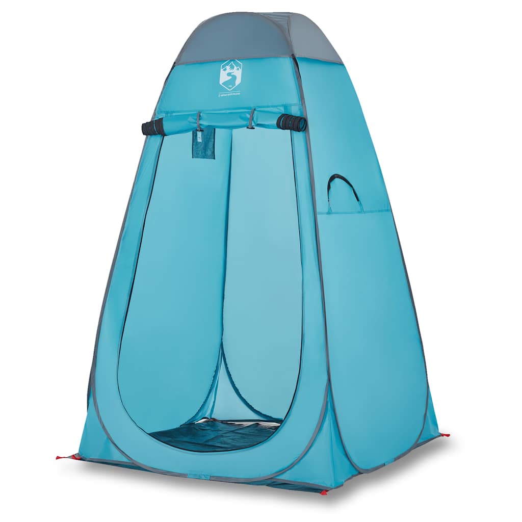 vidaXL Cort de intimitate pop-up, albastru, impermeabil vidaXL Cort de intimitate pop-up, albastru, impermeabil