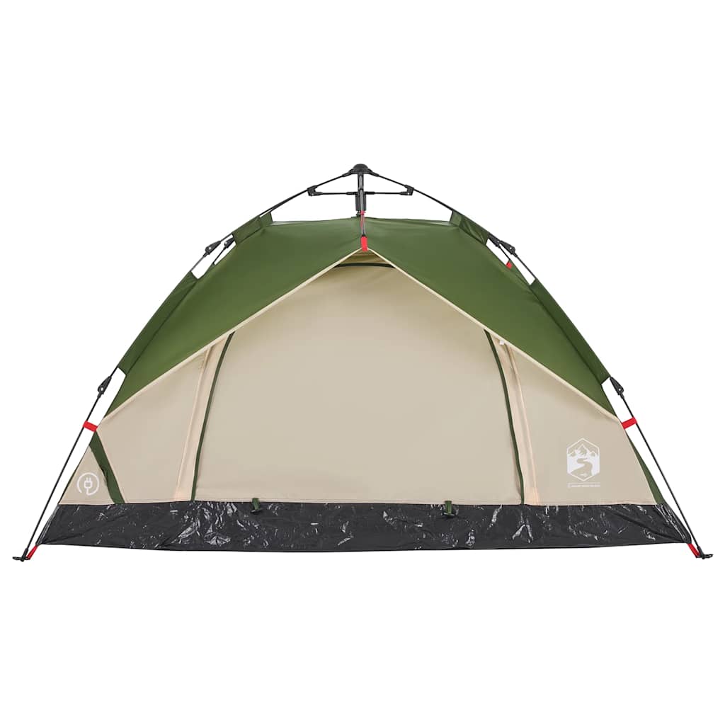 vidaXL Cort de camping cupolă 2 persoane, setare rapidă, verde vidaXL Cort de camping cupolă 2 persoane, setare rapidă, verde