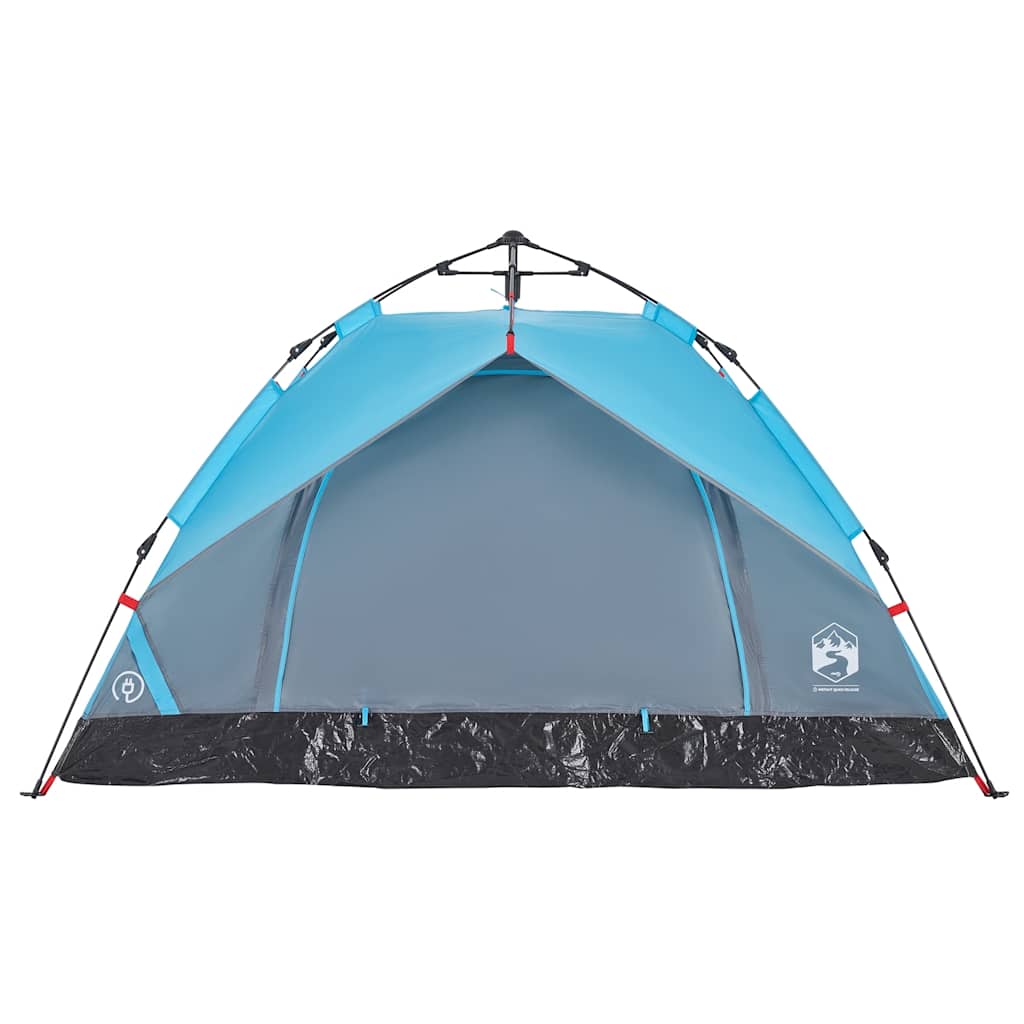 vidaXL Cort de camping cupolă 2 persoane, setare rapidă, albastru vidaXL Cort de camping cupolă 2 persoane, setare rapidă, albastru