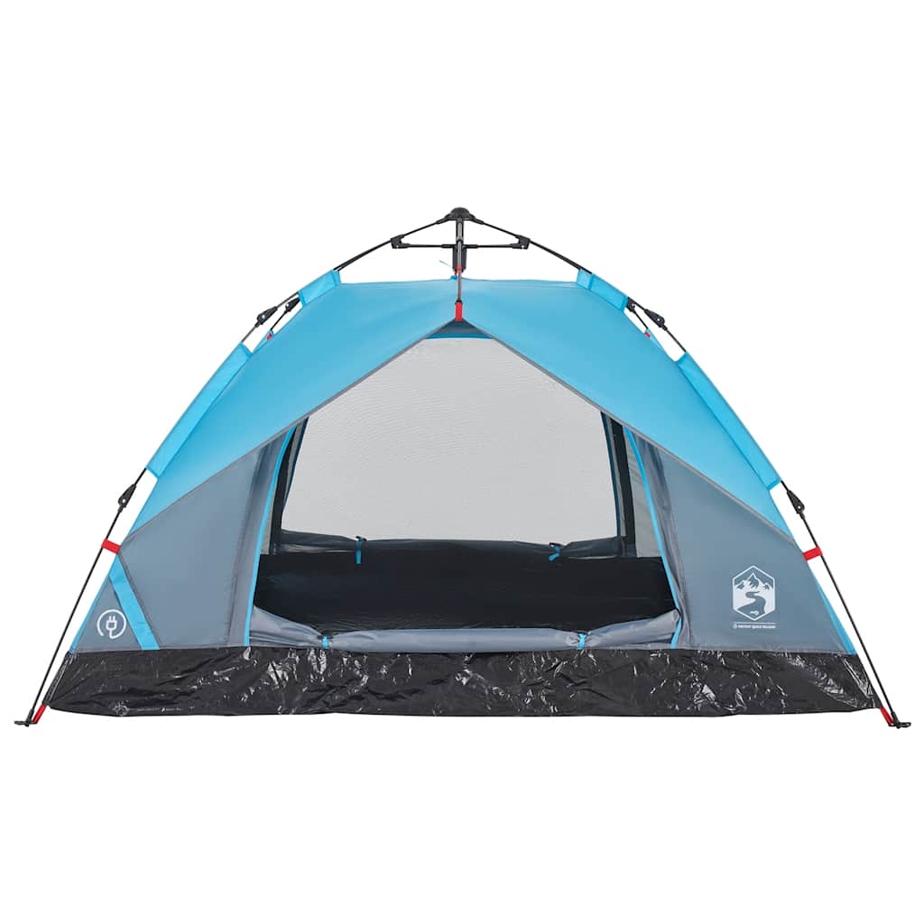 vidaXL Cort de camping cupolă 2 persoane, setare rapidă, albastru vidaXL Cort de camping cupolă 2 persoane, setare rapidă, albastru