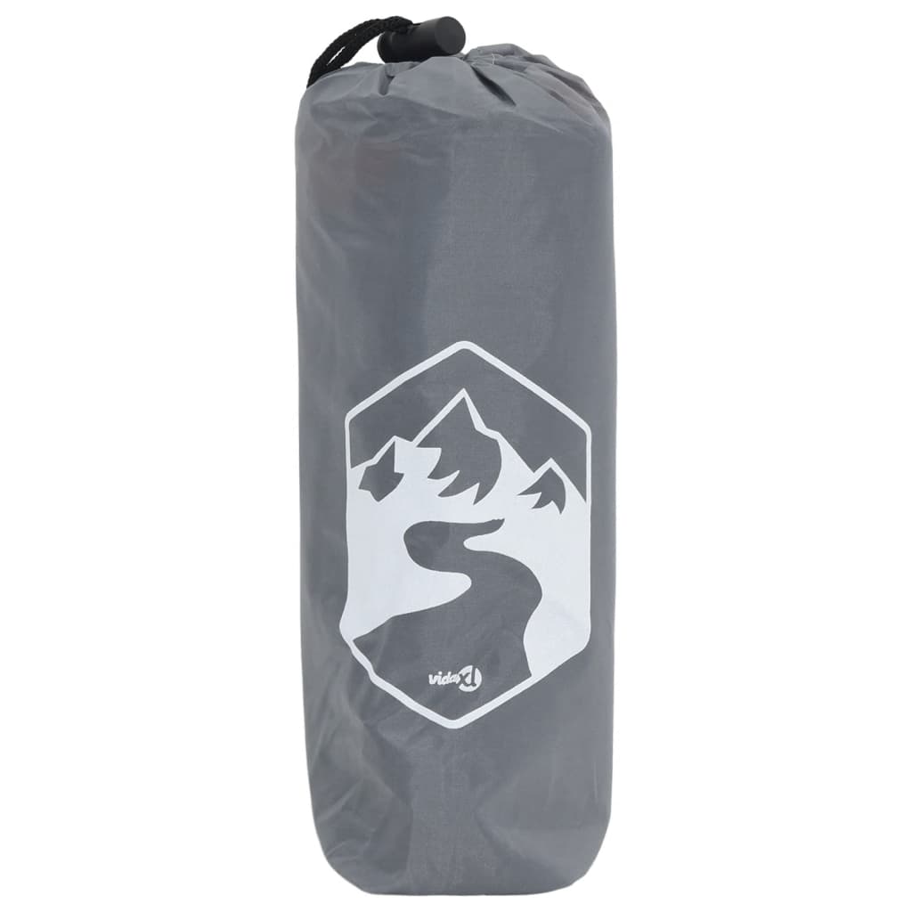 vidaXL Poncho ploaie cu glugă design 2 în 1 gri/portocaliu 223x145 cm vidaXL Poncho ploaie cu glugă design 2 în 1 gri/portocaliu 223x145 cm