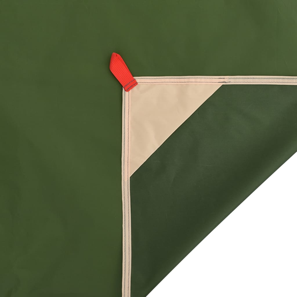 vidaXL Pătură de picnic cu țăruși, verde, 205x155 cm vidaXL Pătură de picnic cu țăruși, verde, 205x155 cm