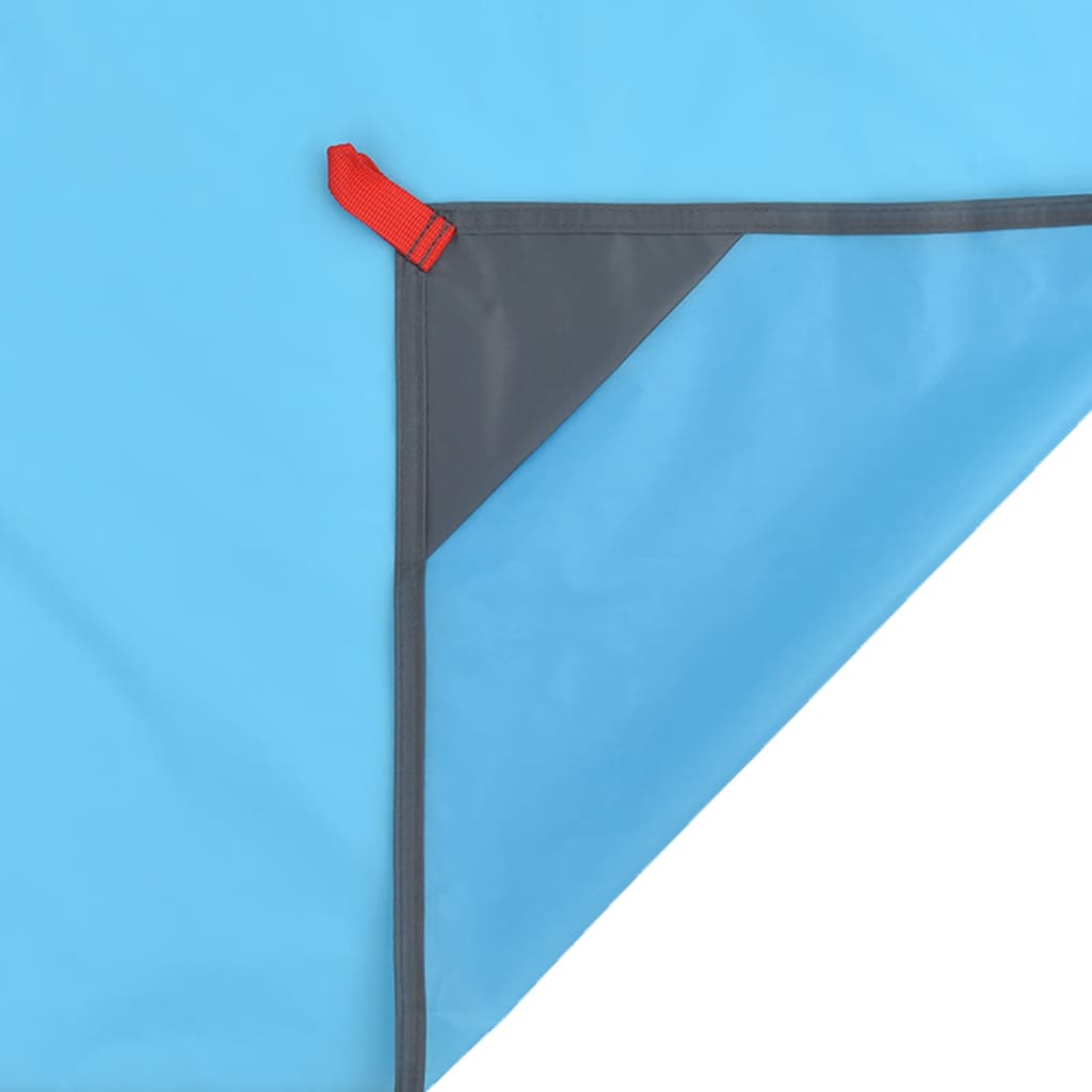 vidaXL Pătură de picnic cu țăruși, albastru, 205x155 cm vidaXL Pătură de picnic cu țăruși, albastru, 205x155 cm