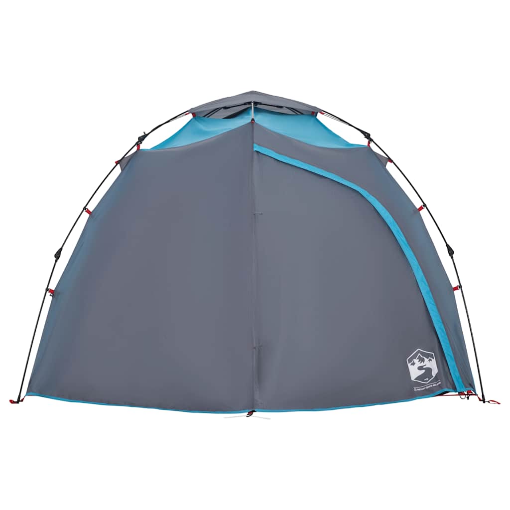 vidaXL Cort de camping cupolă 4 persoane, setare rapidă, albastru