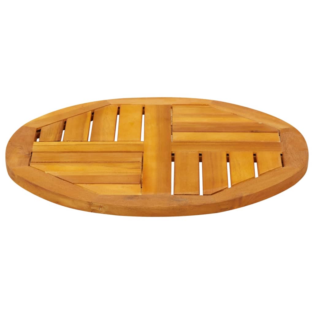 vidaXL Blat de masă rotund, Ø50x2 cm, lemn masiv de acacia vidaXL Blat de masă rotund, Ø50x2 cm, lemn masiv de acacia