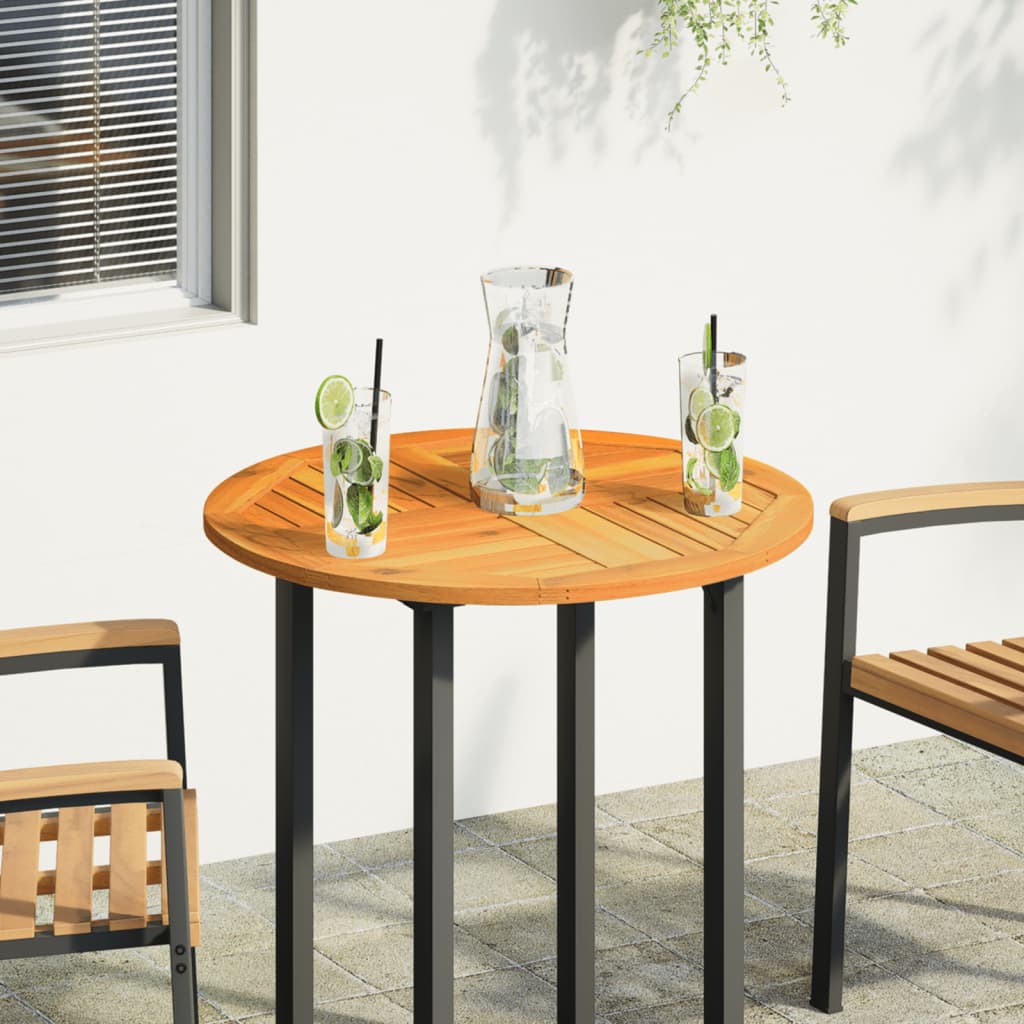 vidaXL Blat de masă rotund, Ø70x2 cm, lemn masiv de acacia vidaXL Blat de masă rotund, Ø70x2 cm, lemn masiv de acacia