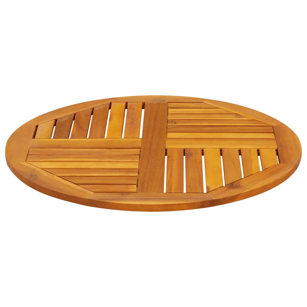 vidaXL Blat de masă rotund, Ø70x2 cm, lemn masiv de acacia vidaXL Blat de masă rotund, Ø70x2 cm, lemn masiv de acacia