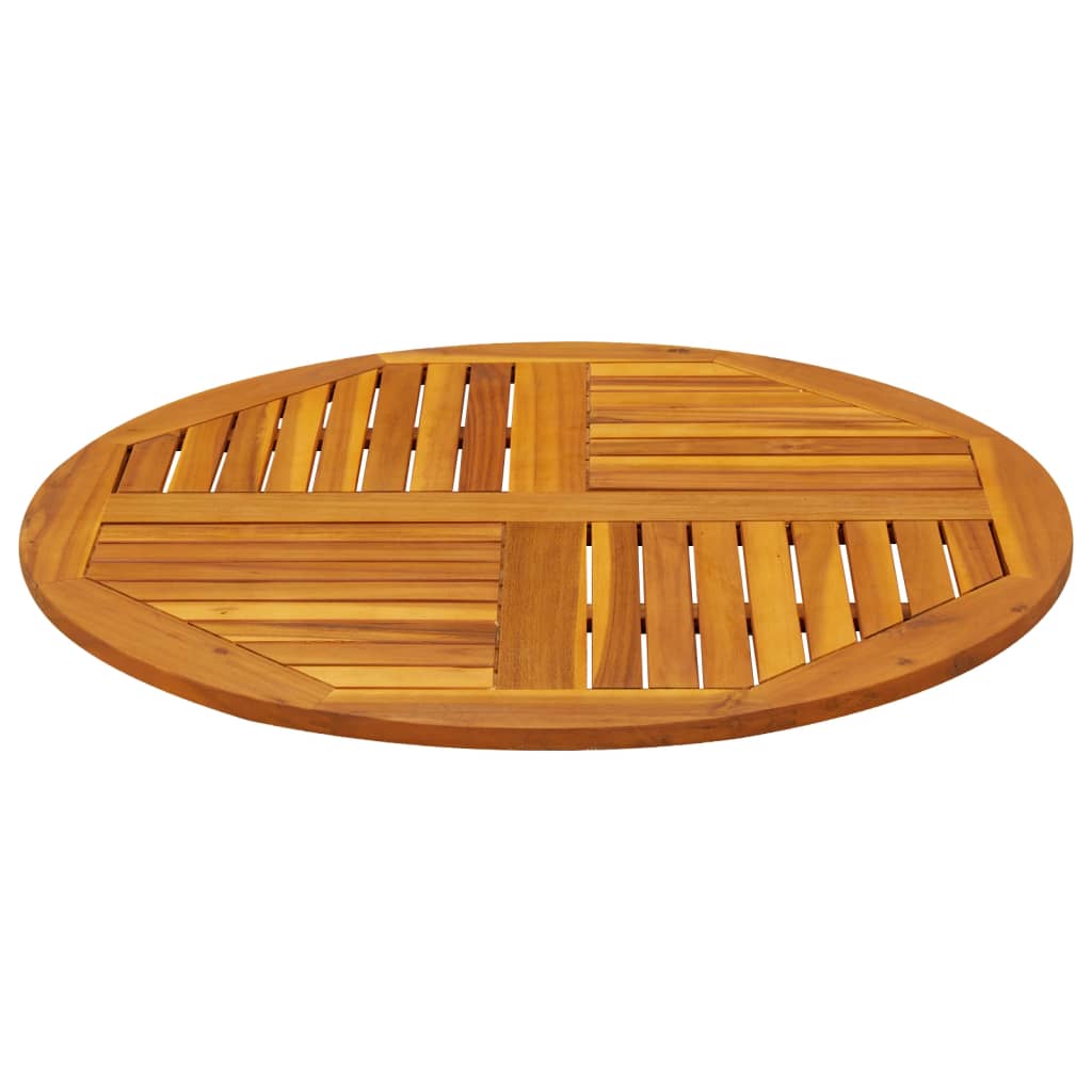vidaXL Blat de masă rotund, Ø90x2,2 cm, lemn masiv de acacia vidaXL Blat de masă rotund, Ø90x2,2 cm, lemn masiv de acacia