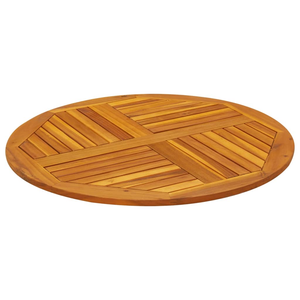 vidaXL Blat de masă rotund, Ø90x2,2 cm, lemn masiv de acacia vidaXL Blat de masă rotund, Ø90x2,2 cm, lemn masiv de acacia