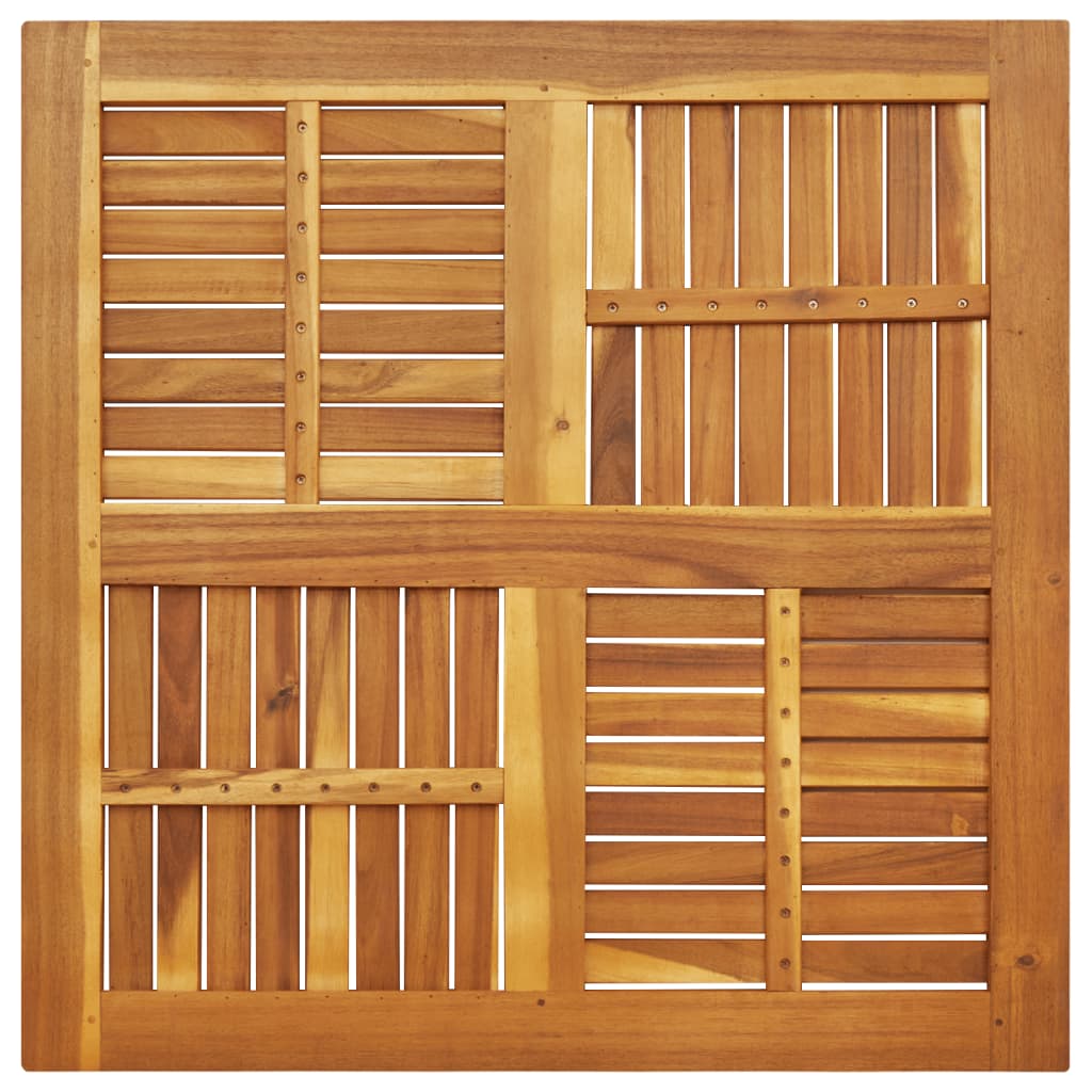 vidaXL Blat de masă pătrată, 90x90x2,2 cm, lemn masiv de acacia vidaXL Blat de masă pătrată, 90x90x2,2 cm, lemn masiv de acacia