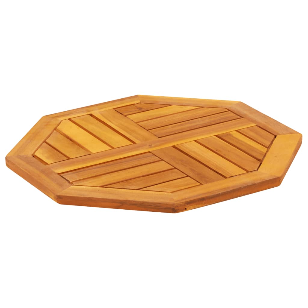 vidaXL Blat de masă, 50x50x2 cm, octogonal, lemn masiv acacia