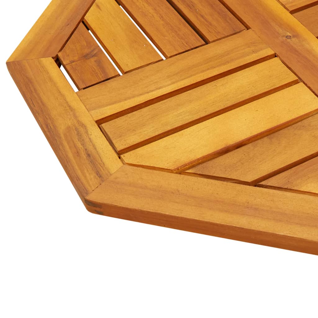 vidaXL Blat de masă, 50x50x2 cm, octogonal, lemn masiv acacia