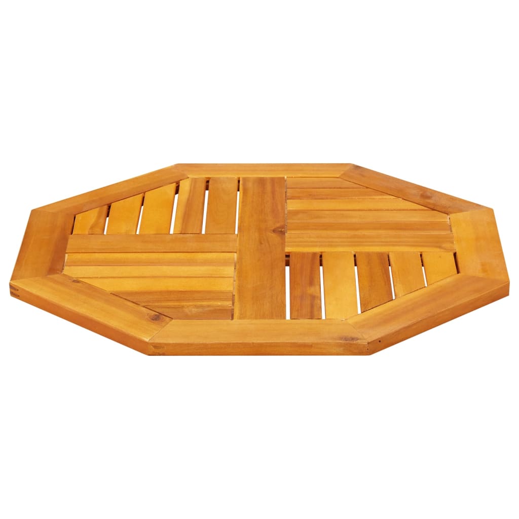vidaXL Blat de masă, 60x60x2 cm, octogonal, lemn masiv acacia