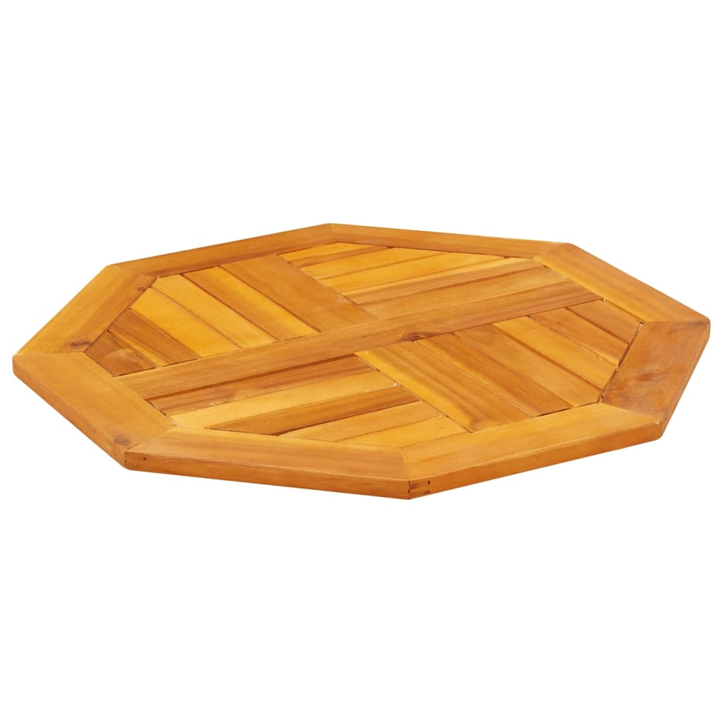 vidaXL Blat de masă, 60x60x2 cm, octogonal, lemn masiv acacia