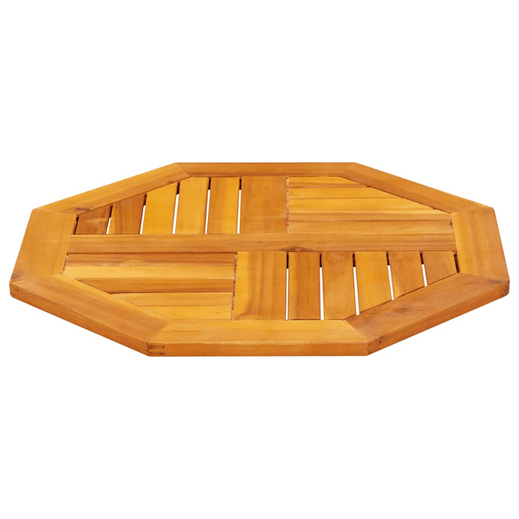 vidaXL Blat de masă, 60x60x2 cm, octogonal, lemn masiv acacia