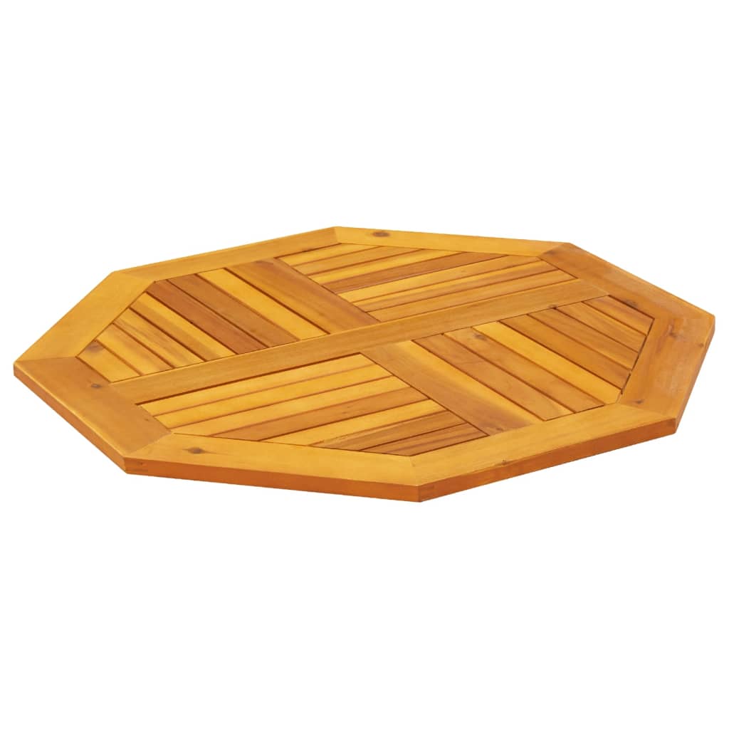 vidaXL Blat de masă, 80x80x2,2 cm, octogonal, lemn masiv acacia