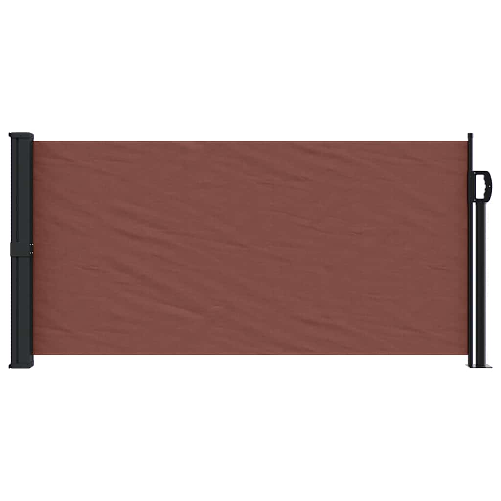 vidaXL Copertina laterală retractabilă, maro, 100x300 cm