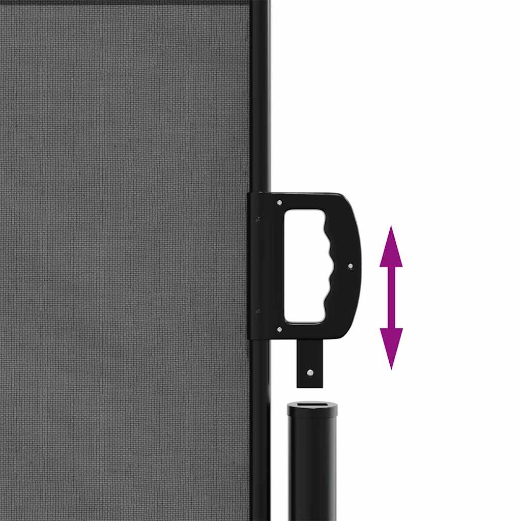 vidaXL Copertină laterală retractabilă antracit 100x300 cm