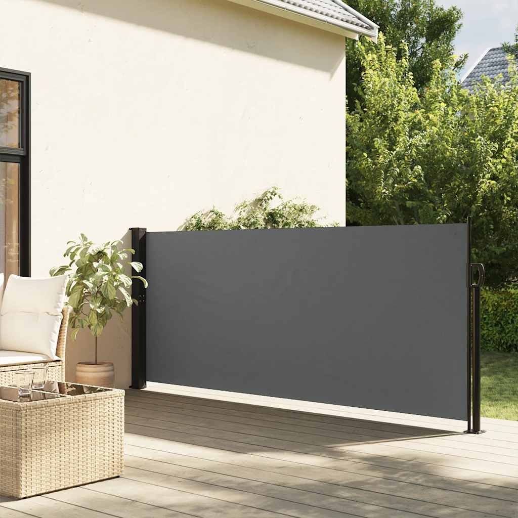vidaXL Copertină laterală retractabilă antracit 100x300 cm