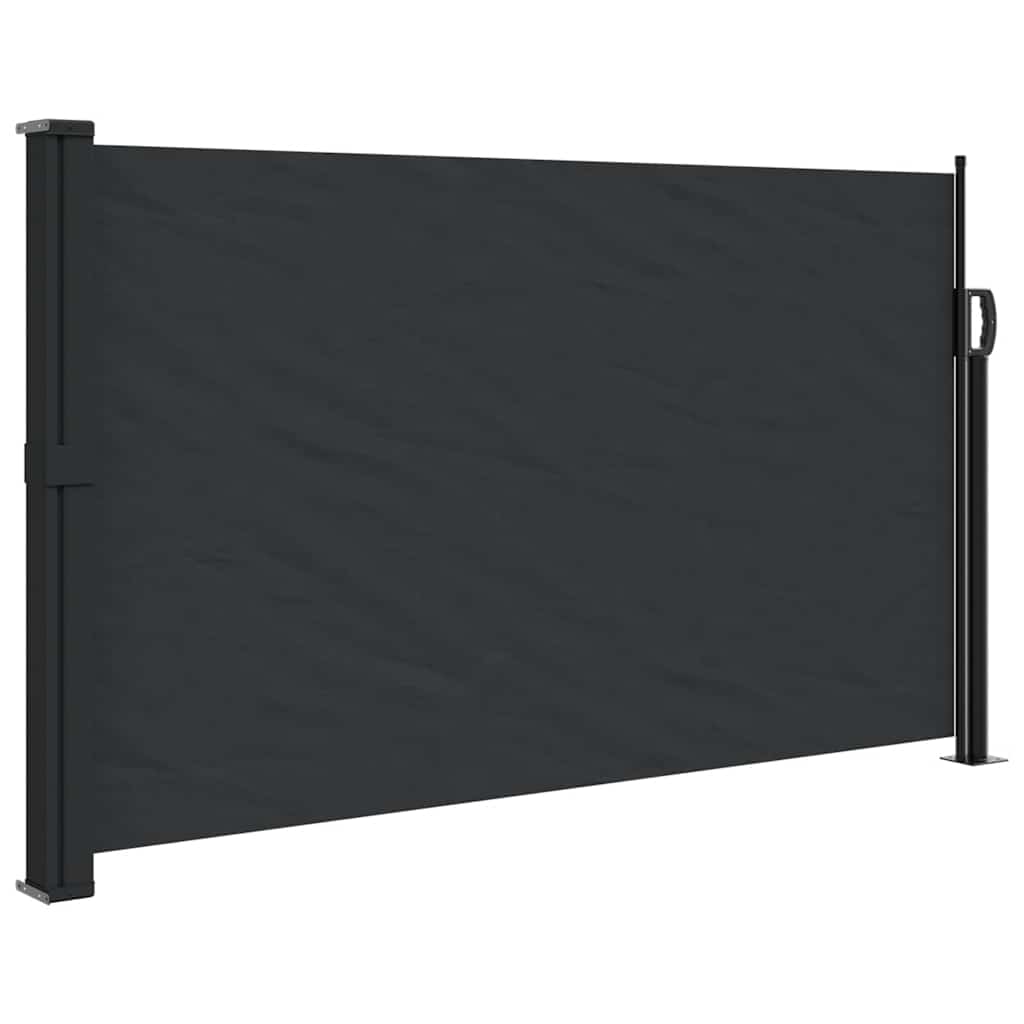 vidaXL Copertină laterală retractabilă, negru, 117x300 cm