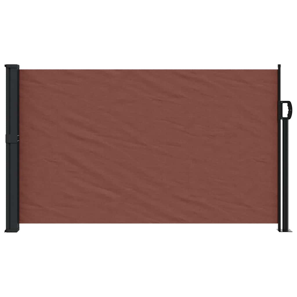 vidaXL Copertină laterală retractabilă, maro, 117x300 cm vidaXL Copertină laterală retractabilă, maro, 117x300 cm