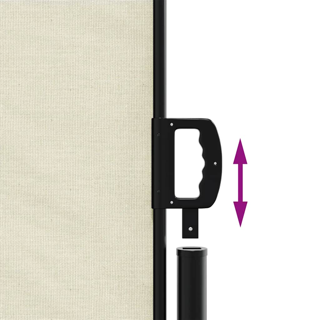 vidaXL Copertina laterală retractabilă, crem, 140x300 cm vidaXL Copertina laterală retractabilă, crem, 140x300 cm