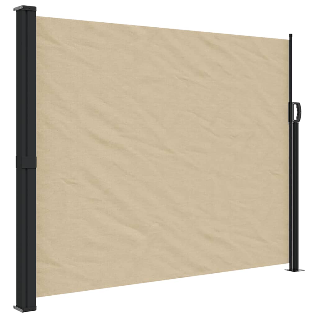 vidaXL Copertină laterală retractabilă, bej, 170x300 cm vidaXL Copertină laterală retractabilă, bej, 170x300 cm