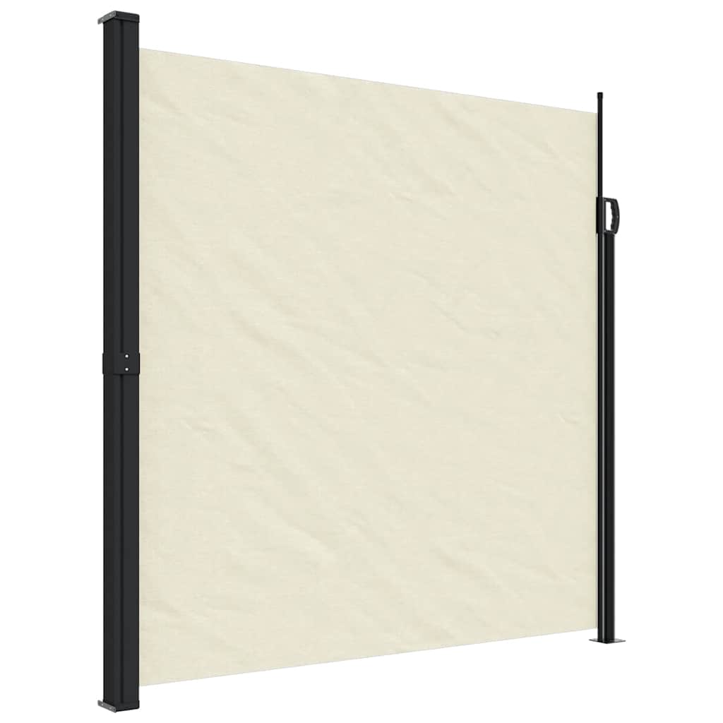 vidaXL Copertina laterală retractabilă, crem, 200x300 cm