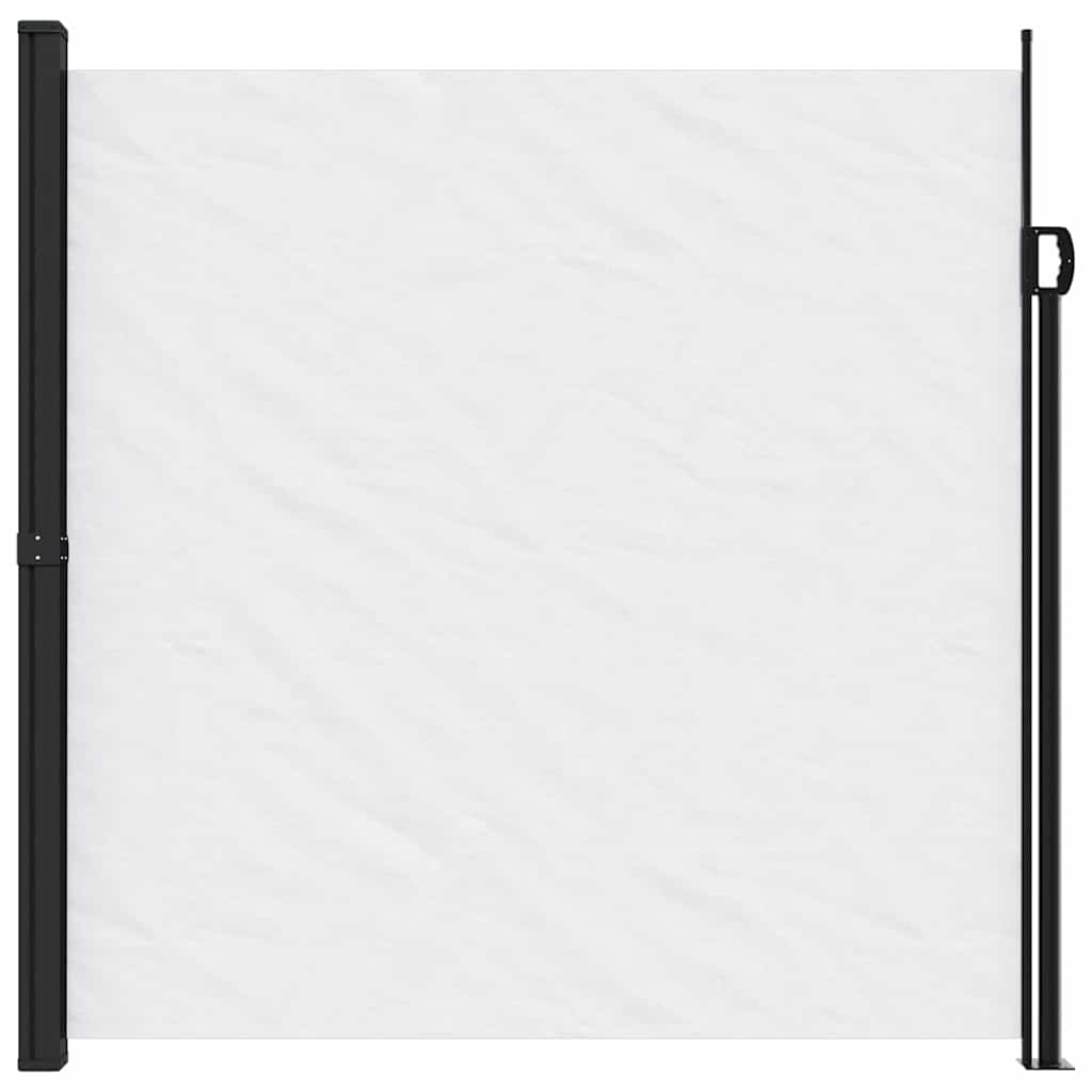 vidaXL Copertina laterală retractabilă, alb, 200x300 cm vidaXL Copertina laterală retractabilă, alb, 200x300 cm