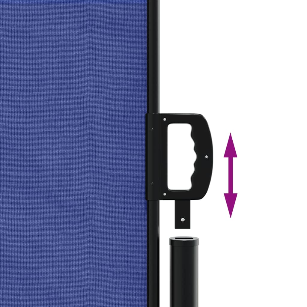 vidaXL Copertina laterală retractabilă, albastru, 120x500 cm vidaXL Copertina laterală retractabilă, albastru, 120x500 cm